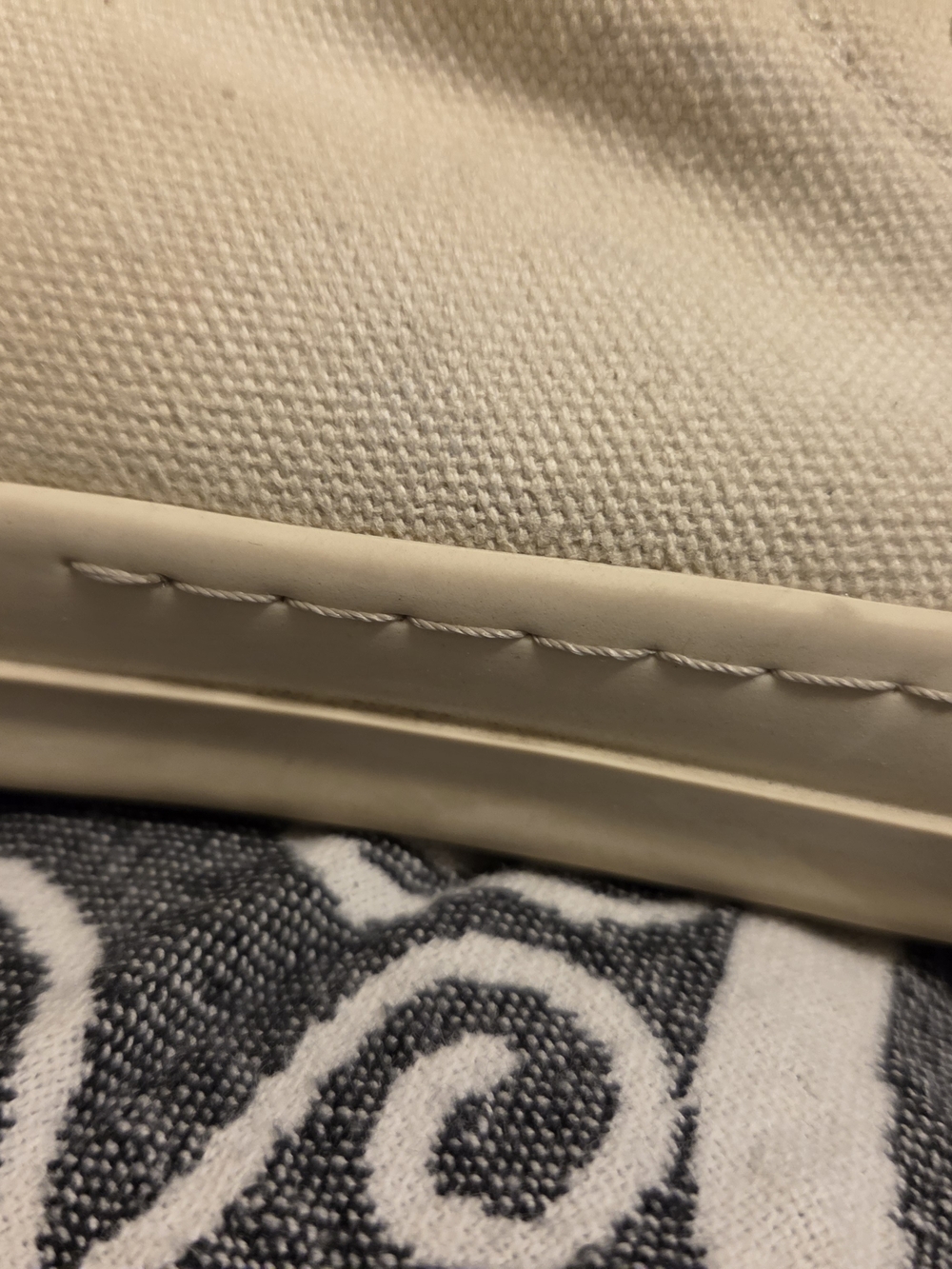 RICK OWENS Cream Canvas RAMONES Size 39 - Picture 6 of 6